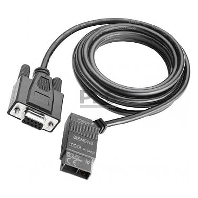 LOGO! PC cable for transmission of programs from PC to LOGO! and vice versa with RS232 interface, length 2.5 m *** Please check whether the LOGO! USB programming cable (6ED1057-1AA01-0BA0) can be used as an option.
