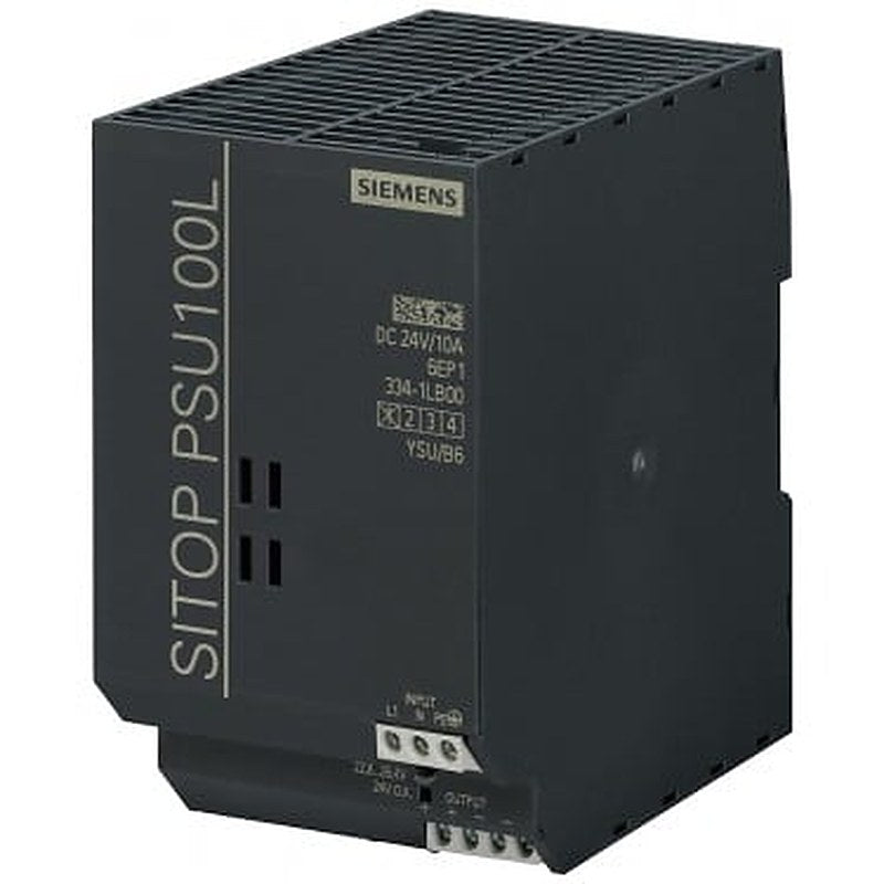 SITOP PSU100L 24 V/10 A Stabilized power supply input: 120/230 V AC, output: DC 24 V/10 A