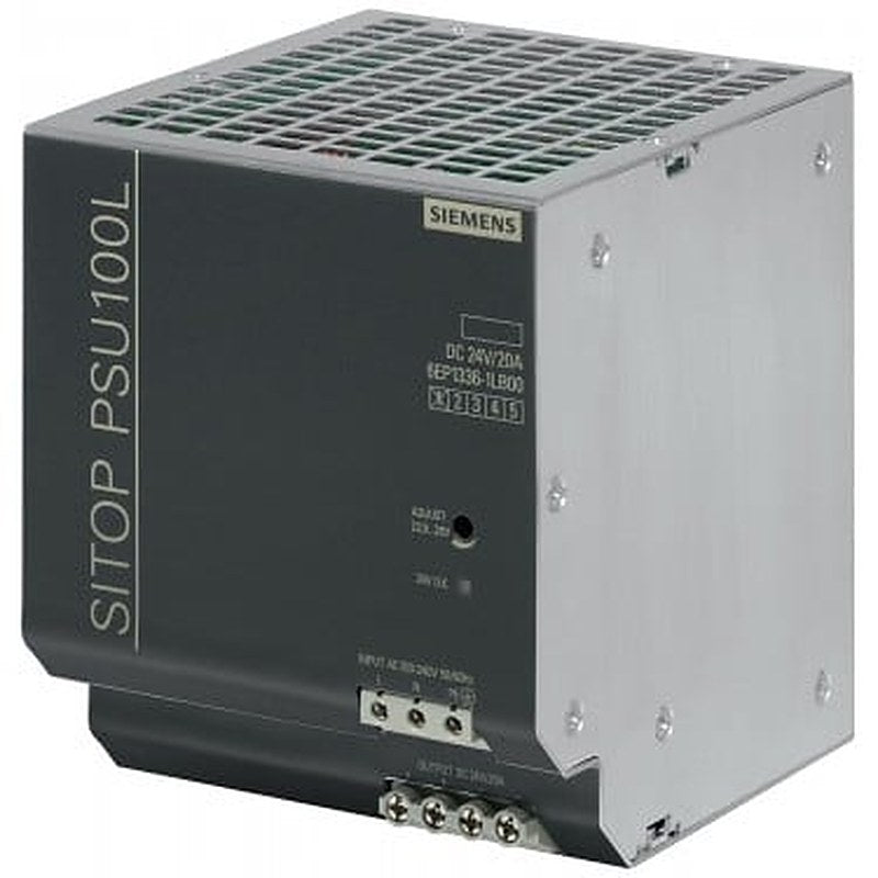 SITOP PSU100L 24 V/20 A Stabilized power supply input: 100-240 V AC output: 24 V DC/20 A