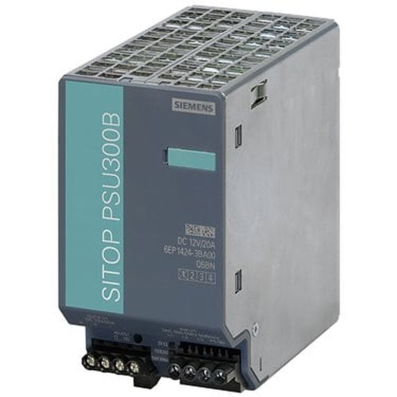 SITOP PSU300B 12 V/20 A Stabilized power supply input: 3 AC 400-500 V output: 12 V DC/20 A Notes Product is no longer available. Successor: 6EP3424-8UB00-0AY0