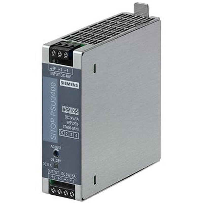 SITOP PSU3400 24 V/5 A Stabilized power supply Input: 48 V DC (28…60 V) Output: 24 V DC/5 A