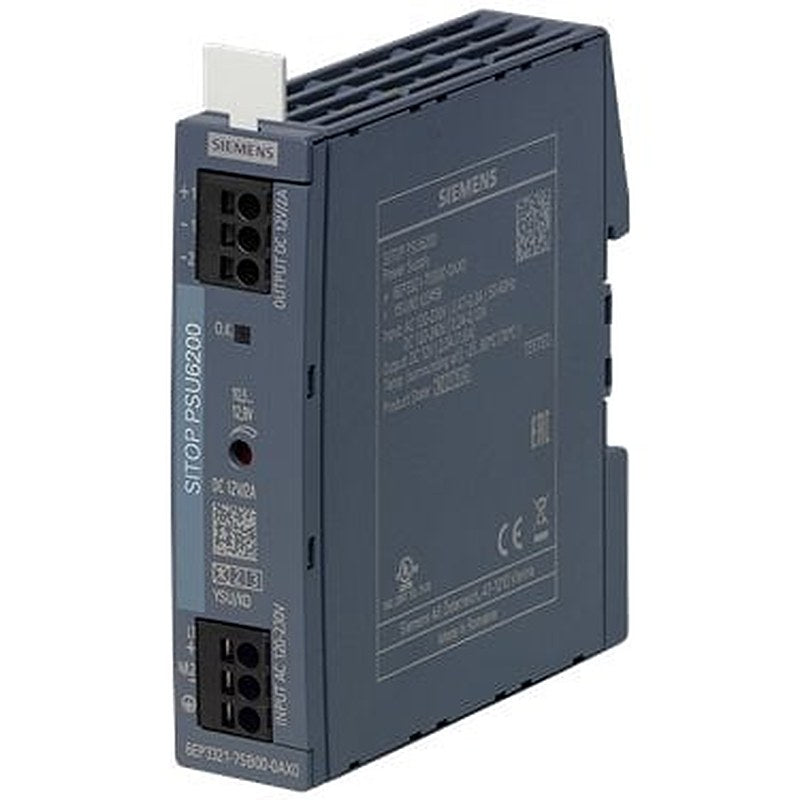 SITOP PSU6200 12 V/2 A Stabilized power supply Input: 120 - 230 V AC, (120 - 240 V DC) Output: 12 V DC/2 A
