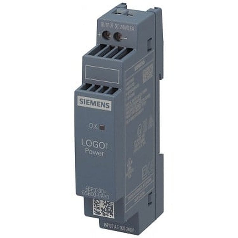 LOGO!Power 24 V / 0.6 A stabilized power supply input: 100-240 V AC output: 24 V DC/ 0.6 A *Ex approval no longer available*