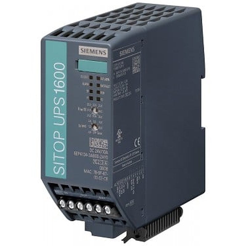 SITOP UPS1600 10 A Ethernet/ PROFINET uninterruptible power supply with Ethernet/ PROFINET interface / OPC UA server / web server input: 24 V DC output: 24 V DC/ 10 A *Ex approval no longer available*