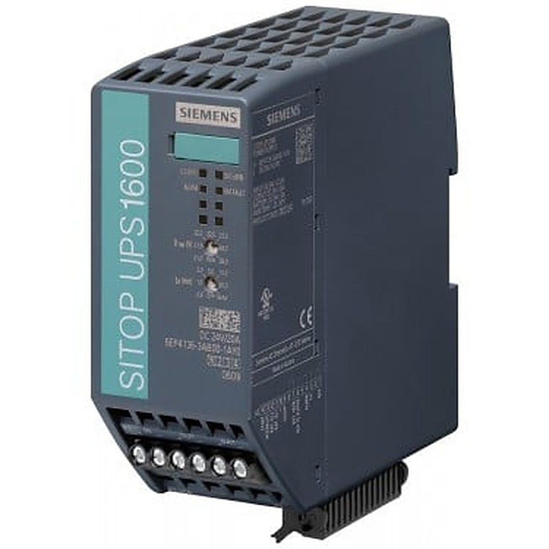 SITOP UPS1600 20 A USB uninterruptible power supply with USB interface input: 24 V DC output: 24 V DC/20 A *Ex approval no longer available*