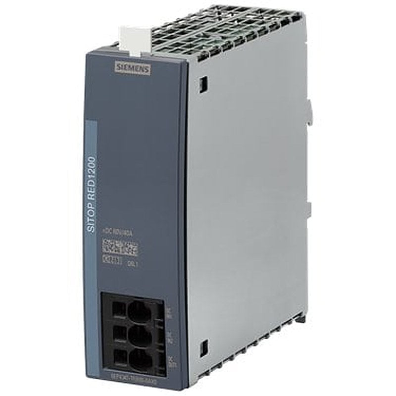 SITOP RED1200 redundancy module Input/output: 24/48 V DC/40 A Suitable for decoupling two SITOP power supplies with max. 20 A output current each