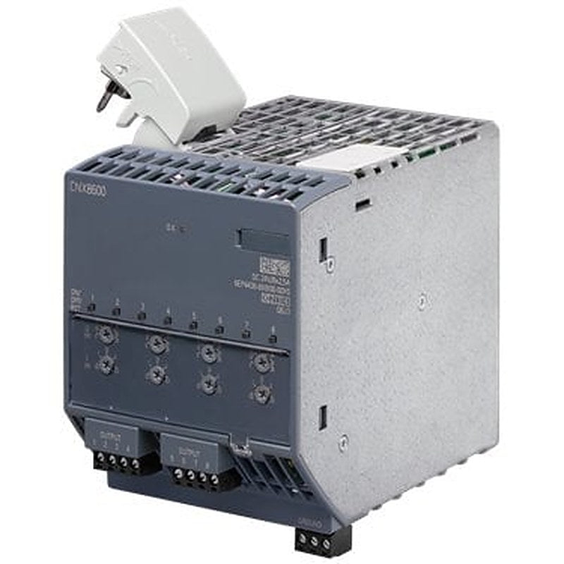 SITOP CNX8600 8x2.5 A expansion module for PSU8600 output: 24 V DC/8x 2.5 A outputs according to NEC Class 2 *Ex approval no longer available*