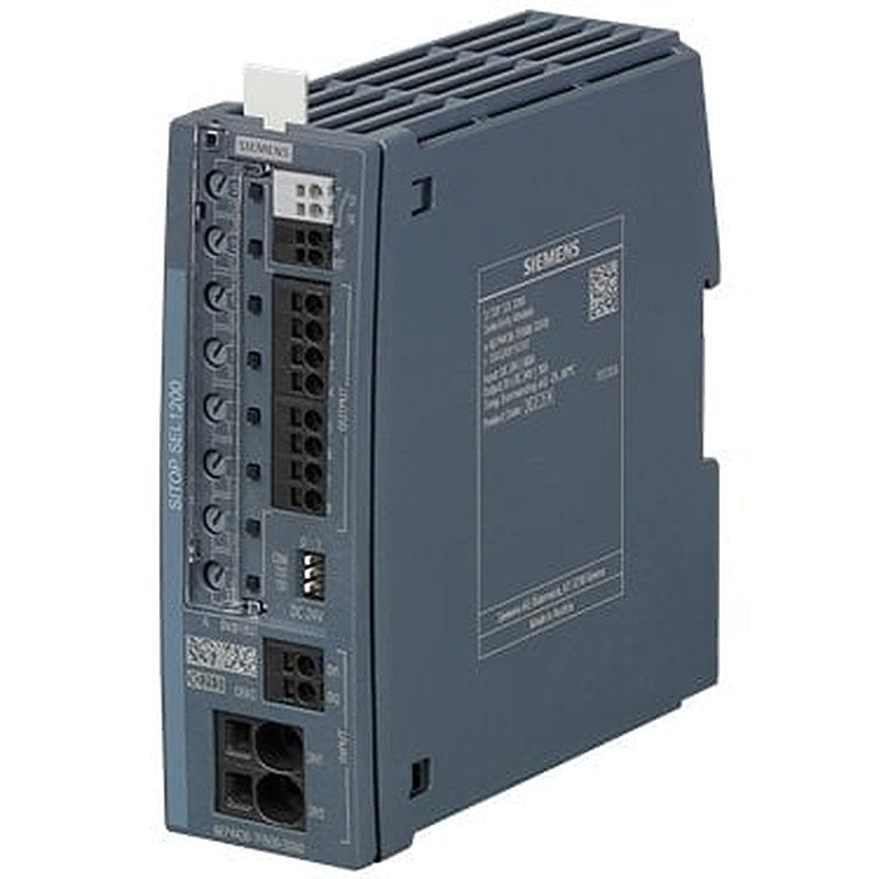 SITOP SEL1200 selectivity module 8-channel switching characteristic input: 24 V DC/60 A output: 24 V DC/8 x 10 A threshold adjustable 2-10 A with monitoring interface *Ex approval no longer