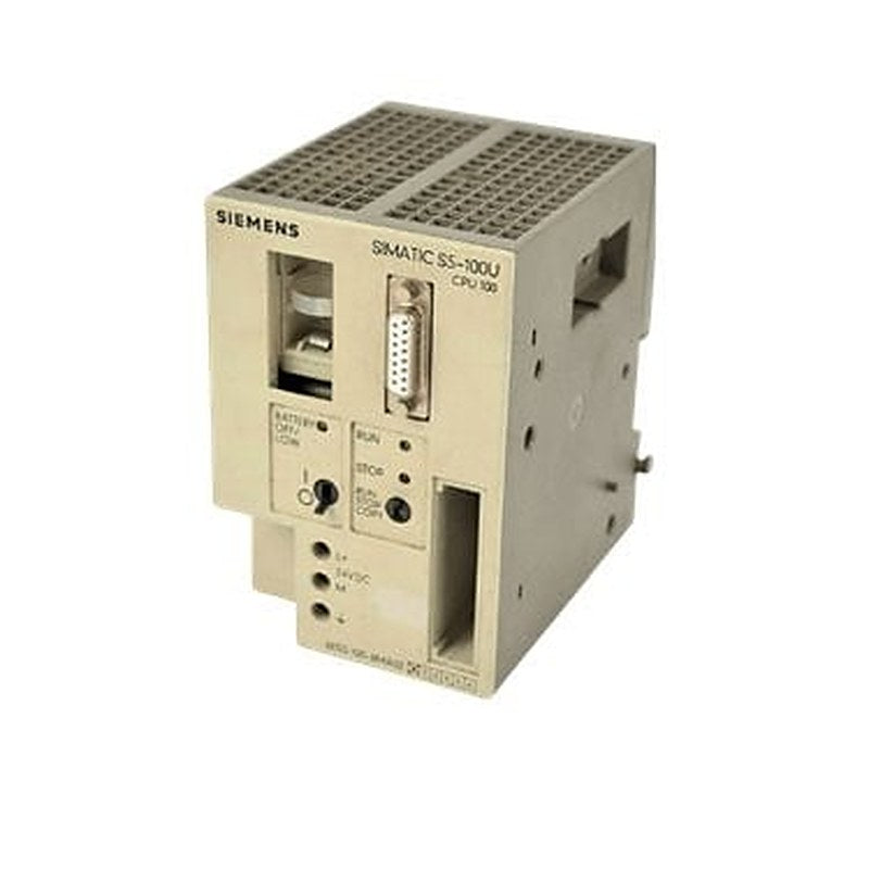 SIMATIC S5, CPU 100 Central processing unit for S5-100U with power supply 24V/9V DC without device manual