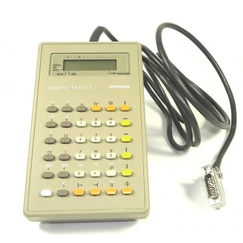 SIMATIC S5, PG 605U HAND-HELD PROGRAMMER 2 LINE DISPLAY FRENCH VERSION