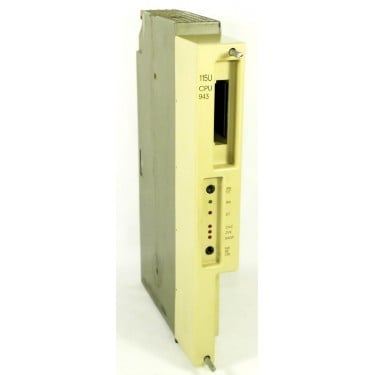 SIMATIC S5, CPU 943 F. S5-115U PLC RAM 16 KBYTES W. 1 PROGRAMMER PORT
