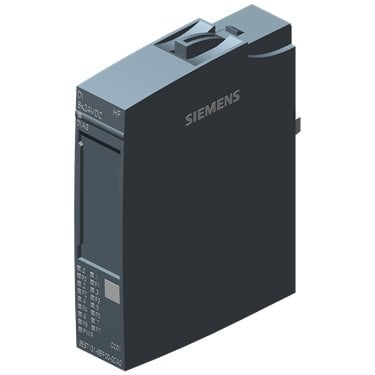SIMATIC ET 200SP, digital input module, DI 8x 24VDC High Feature, input type 3 (IEC 61131), Sink input (PNP, active high), packaging unit: 10 pieces, suitable for BU type, A0, color code CC01, input delay: 0,05..20ms; channel diagnosis for: short circuit of sensor supply, wire break, power supply, channel failure LED