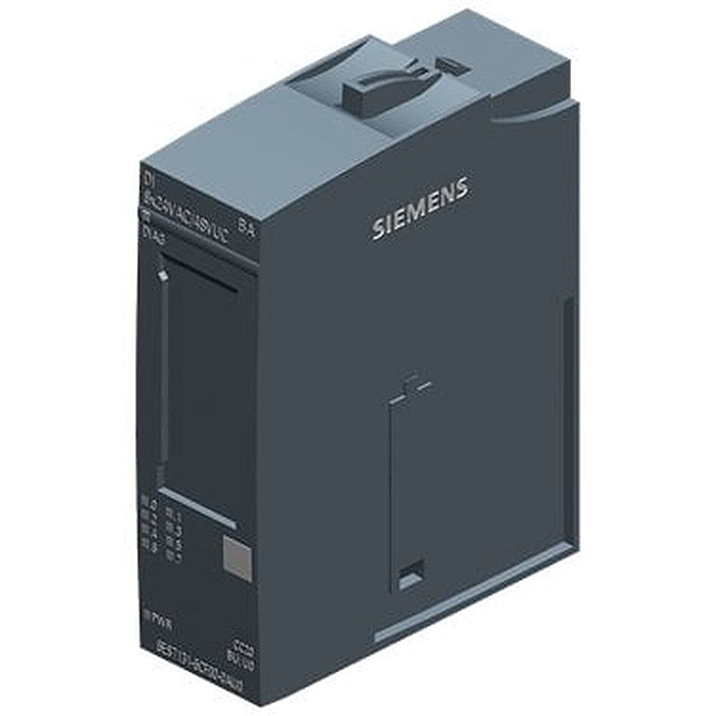 SIMATIC ET 200SP, digital input module, DI 8x 24 V AC..48 V UC Basic, packing quantity: 1 unit, suitable for BU type U0, color code CC20, module diagnostics