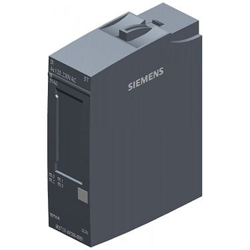 SIMATIC ET 200SP, digital input module, DI 4x 120..230 V AC Standard suitable for BU type B1, color code 41 module diagnostics