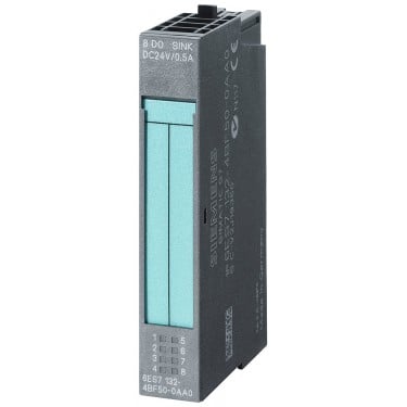 Electronics module for ET 200S, 8 DO Sink Output, 24 V DC/0.5 A, 15 mm width, 1 unit per packing unit