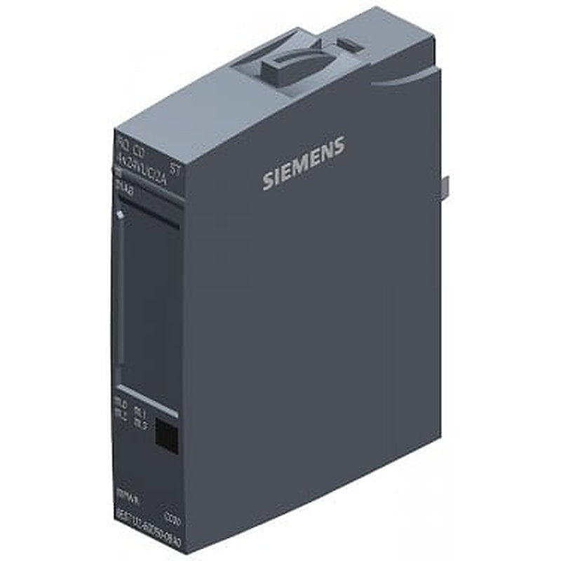 SIMATIC ET 200SP, signal relay module changeover contact, RQ 4x 24 V DC/2 A CO ST, suitable for BU type A0, color code CC00, module diagnostics