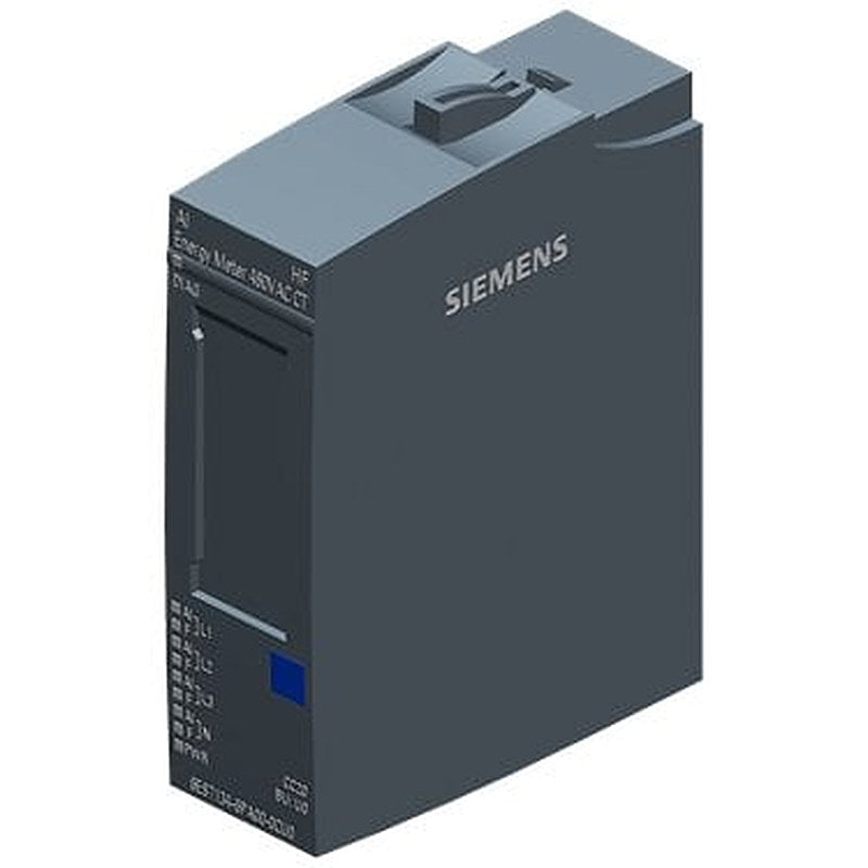 SIMATIC ET 200SP, analog input module, AI Energy Meter 480VAC/CT HF for 1 A or 5 A current transformer, with network analysis functions, suitable for BU type U0, channel diagnostics