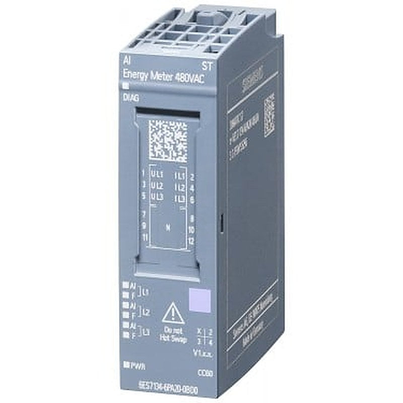 SIMATIC ET 200SP, Analog input module, AI Energy Meter 480 V AC ST, suitable for BU type D0, channel diagnostics