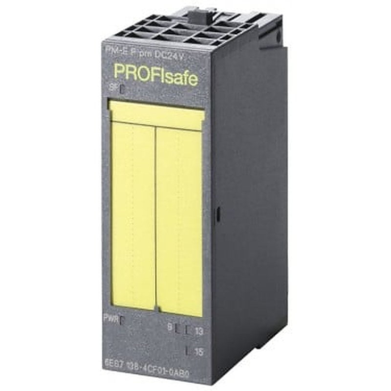 SIMATIC DP, Power Module PM-E F PROFIsafe, f. ET200S; 24 V DC suitable for grounded setup relay for switching the voltage buses P1 and P2 up to Category 3 (EN 954-1)/ SIL2 (IEC61508)/PLD (ISO13849), can also be used in PROFINET configuration with IM 151-3 HF
