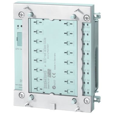 SIMATIC DP, Pneumatic interface for ET 200 PRO, 16 DO pneumatics for coupling with Festo valve terminal CPV-14; incl. bus module