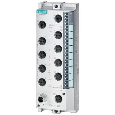 SIMATIC DP, ET 200ECO PN, IO-Link master, 4IO-L+8DI+4DO 24 V DC/1.3A 8xM12, Duplicate assignment, Degree of protection IP67