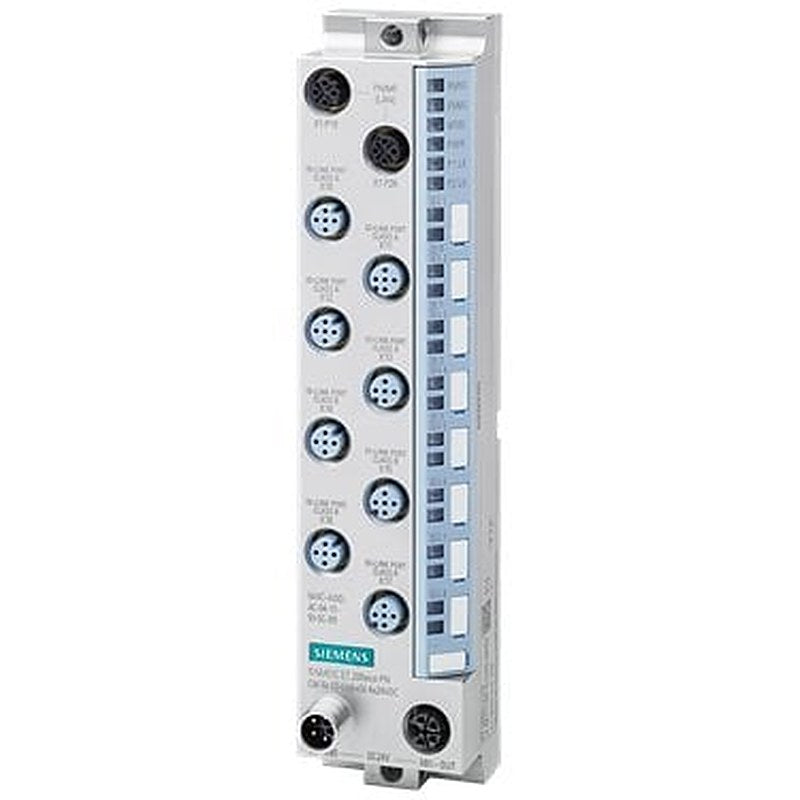 SIMATIC ET 200eco PN, CM 8x IO-Link + DI 4x 24 V DC, M12-L, 8x M12, 4x port class A + 4x port class B, channel diagnostics, shared device with 2 controllers, prioritized startup, MRP, S2 redundancy, I&M0...3, multi-fieldbus, PN IO, Ethernet IP, Modbus TCP, degree of protection IP67 / IP69K