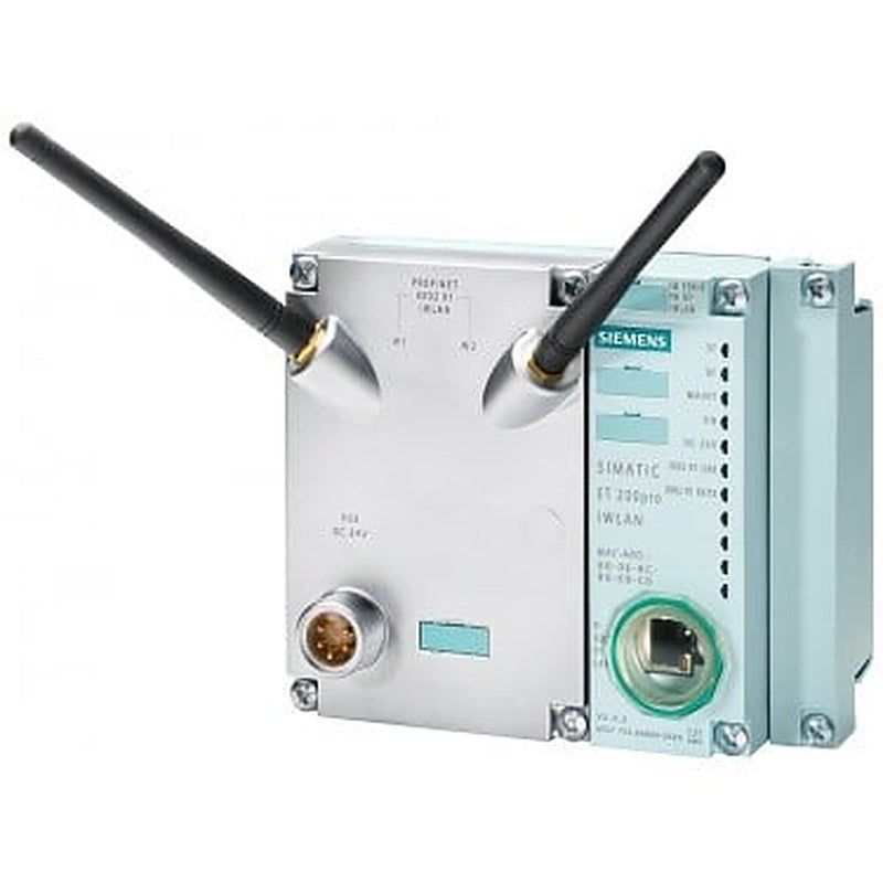 SIMATIC DP, PROFINET IM154-6 PN IWLAN High Feature f. ET200 PRO, with connection module IWLAN incl. termination module, no separate connection Module required Micro Memory Card and antenna must be ordered separately National approval USA,