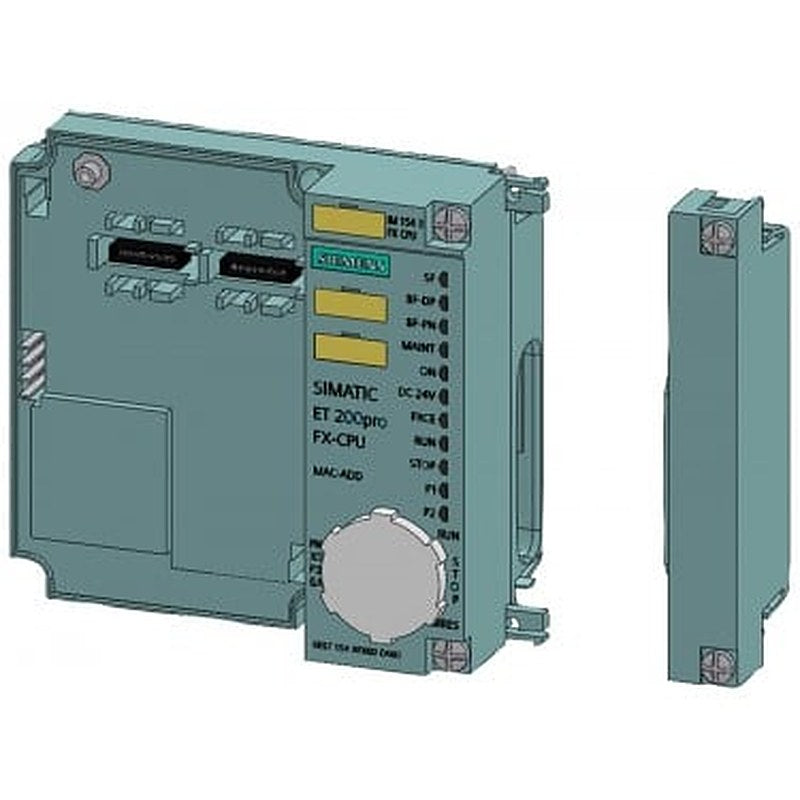 SIMATIC DP, IM154-8FX PN/DP CPU f. ET200 PRO, 1.5 MB work memory, Int. PROFINET interface, Int. PROFIBUS DP master/slave interface Degree of protection IP65/67, Micro Memory Card and Connection module required