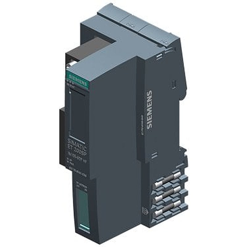 SIMATIC ET 200SP, PROFIBUS bundle IM, IM 155-6DP HF, max. 32 I/O modules and 16 ET 200AL modules, Multi-hotswap, bundle consists of: Interface module (6ES7155-6BU01-0CN0), Server module (6ES7193-6PA00-0AA0), PROFIBUS connector (6ES7972-0BB70-0XA0)