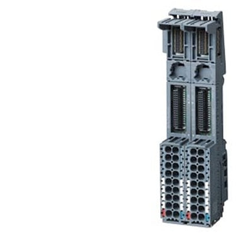 SIMATIC ET 200SP, 2-fold BaseUnit, BU type A0, 2BU15-P16+A0+2B, Packing unit (PU) 1, push-in terminals, without auxiliary terminals, bridged to the left, WxH: 30 x 117 mm