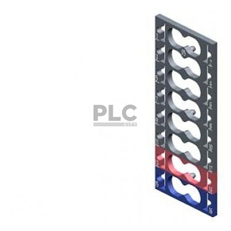 SIMATIC ET 200SP, 10 color-coded labels Color code CC05, for I/O modules, module-specific, for 16 push-in terminals