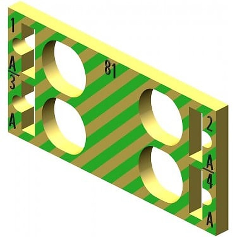 SIMATIC ET 200SP, 10 color-coded labels Color code CC81, for 4 AUX terminals, for BU type B0, with push-in terminals