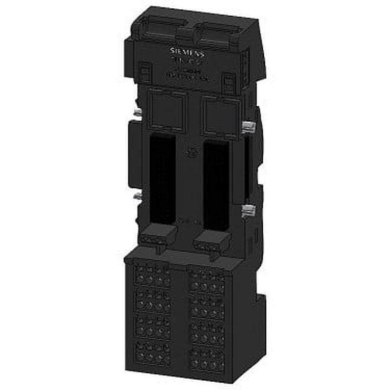 SIMATIC DP, terminal module TM-EM/EM60S for ET200iSP, for two electronic modules, screw terminals in black, Ex eb [ia Ga/ib] IIC T4 Gb, Ex eb [ia IIIC Da] IIC T4 Gb, Ex eb [ia/ib] I Mb
