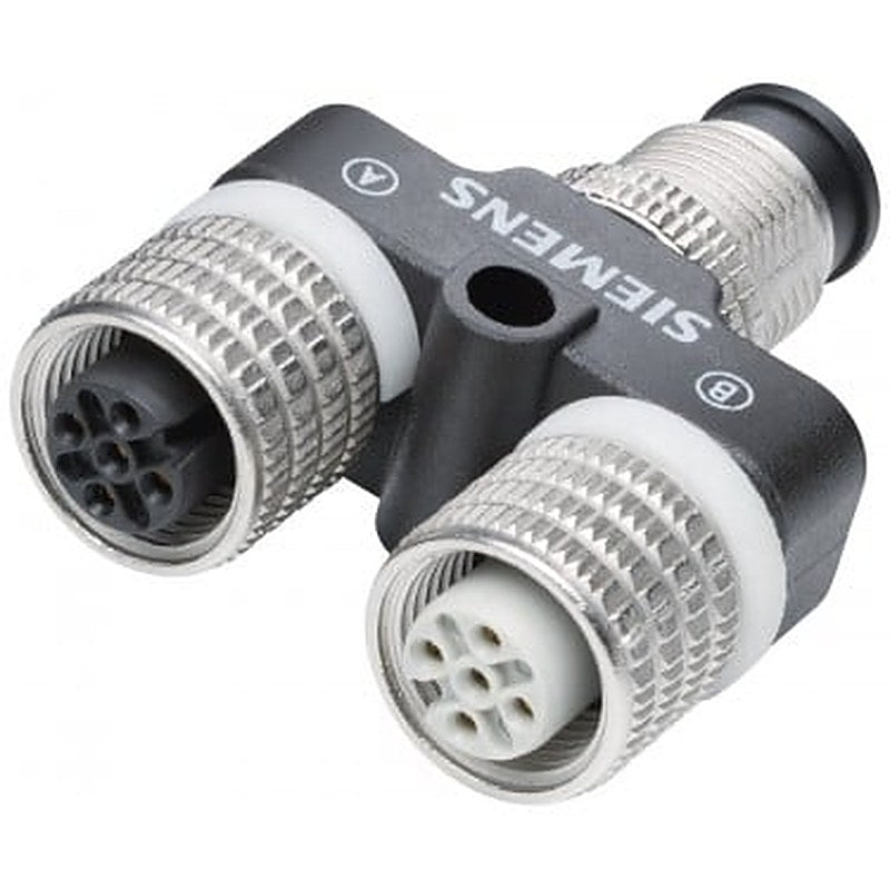SIMATIC DP, Y-connector for ET 200 distributed I/O For double connection of I/Os via single cable to ET 200 5-pole M12
