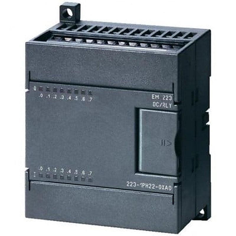 SIMATIC S7-200, Digital I/O EM 223, only for S7-22X CPU, 8 DI 24 V DC, Sink/Source, 8 DO relay, 2 A/channel