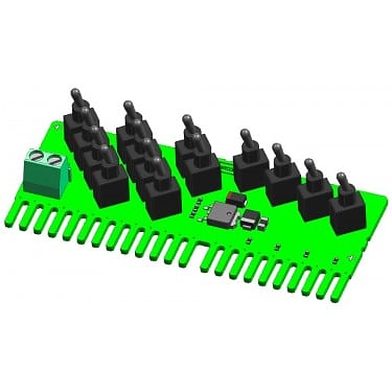 SIMATIC S7-1200, Simulator module SIM 1274, for CPU 1217C, 14 input switches, 10x 24 V DC inputs, 4x 1.5 V differential inputs