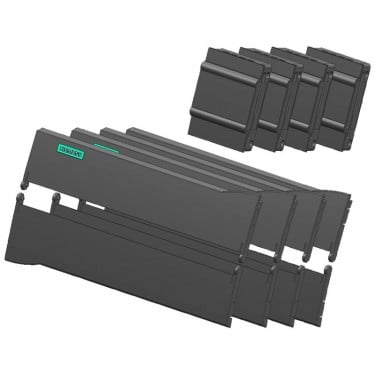 SIMATIC S7-1200, spare part Font flaps CPU 1217C (CPU 1217C front flap top /front flap bottom/signal board cover) 4 units each