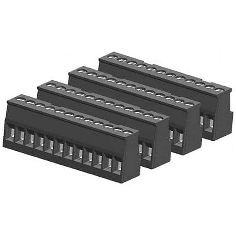 SIMATIC S7-1200, spare part I/O terminal block tin-coated CPU 1214C/1215C on output side (4 units with 12 screws each)