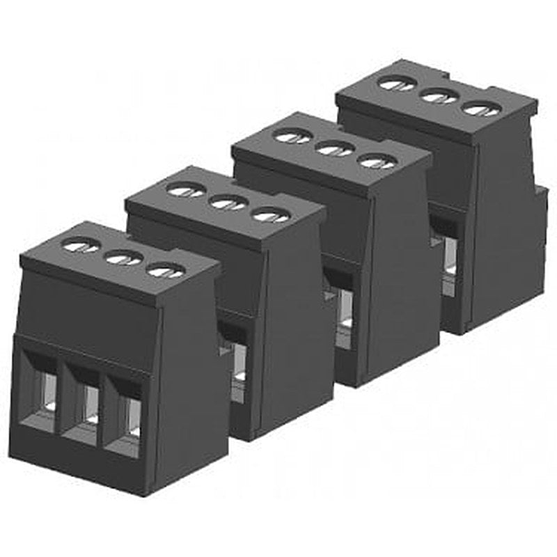 SIMATIC S7-1200, spare part I/O terminal block gold-plated analog inputs CPU 1211C/1212C/1214C (4 units with 3 screws each)