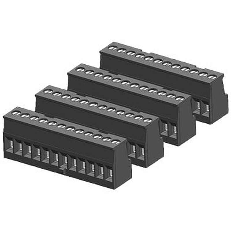 SIMATIC S7-1200, spare part, I/O terminal block tin-coated, in push-in design, for CPU 1214C/1215C on output side (4 units with 12 pins each)