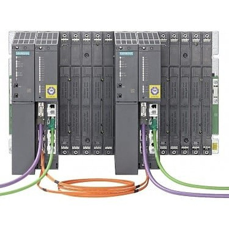 SIMATIC S7-400H, 412-5H system bundle H-system with 1 x UR2-H, without memory card, 2 x PS407 UC120/230V, 10 A, 4 x sync modules up to 10 m, 2 x sync cables 1 m, 2 x CPU 412-5H, in addition 2 memory cards and 4 backup-batteries required