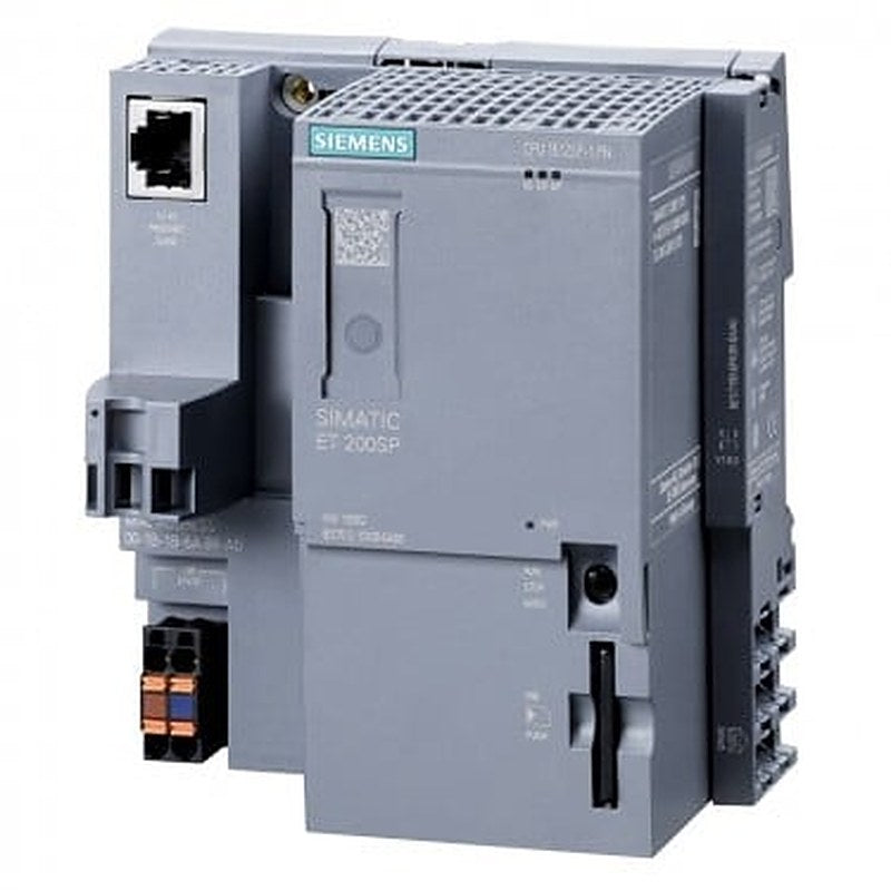 SIMATIC DP, CPU 1512SP-1 PN for ET 200SP, Central processing unit with Work memory 200 KB for program and 1 MB for data, 1st interface, PROFINET IRT with 3-port switch, 48 ns bit performance, SIMATIC Memory Card required, BusAdapter required for Port 1 and 2