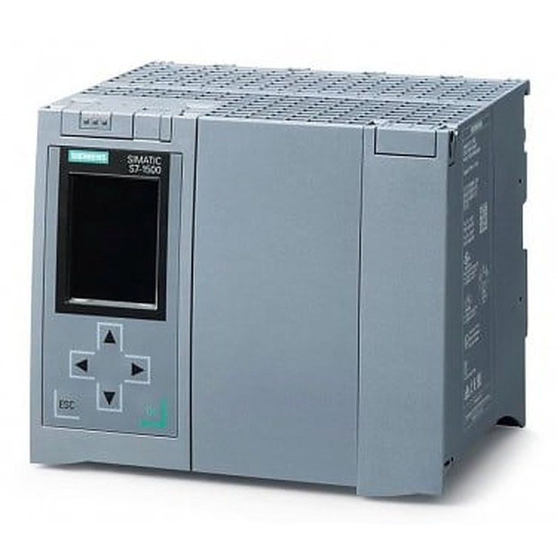 SIMATIC S7-1500F, CPU 1518F-4 PN/DP, central processing unit with 9 MB work memory for program and 60 MB for data, 1st interface: PROFINET IRT with 2-port switch, 2nd interface: PROFINET RT, 3rd interface: PROFINET basic services, 4th interface: PROFIBUS, 1 ns bit-performance, SIMATIC Memory Card required