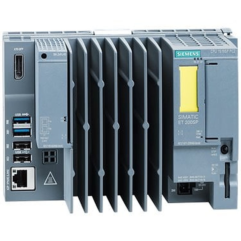 SIMATIC ET 200SP Open Controller, CPU 1515SP PC2 TF, 8 GB RAM, 128 GB CFast with Windows 10 IoT Enterprise 64-bit and S7-1500 Failsafe Software Controller CPU 1505SP TF pre-installed, Interfaces: 1x Slot CFast, 1x slot SD/MMC, 1x connection for ET 200SP bus Adapter PROFINET, 1x 10/100/1000 Mbit/s Ethernet, 2x USB 3.0, 2x USB 2.0, 1x display port, Documentation on CFast Restore image on CFast