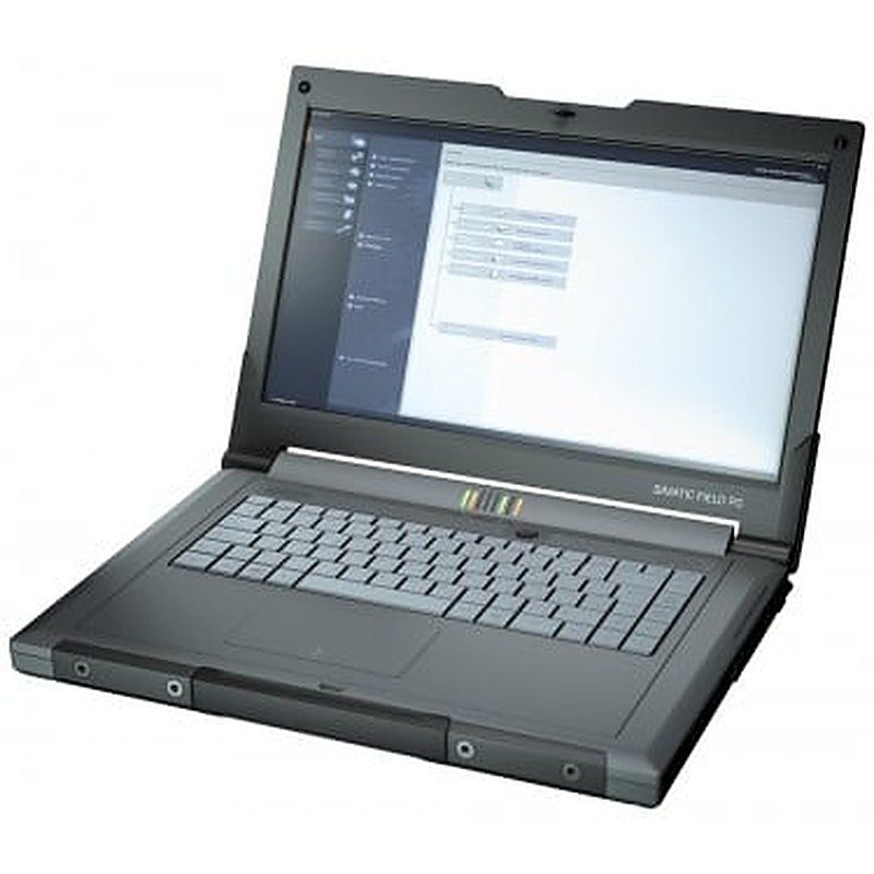 SIMATIC Field PG M5 Advanced; I7-6820EQ (2.8 to 3.5 GHz; 4 kernels+hyperthreading; 8 MB SMART cache); 15.6" display; Full HD (1920x 1080); WLAN 802.11AC & Bluetooth V4.0; DVD +/-RW; HD graphic 530 1x 16 GB DDR4 SD-RAM SO-DIMM 512 GB SSD SATA (2.5"); without S5 interface, without S5-EPROMMER Line cable with power plug: Italy; Keyboard: QWERTZ/QWERTY Windows 7 Ultimate SP1, 64 bit License for STEP 7 Professional V15; WinCC Advanced V15 Software version V15.0.0.0