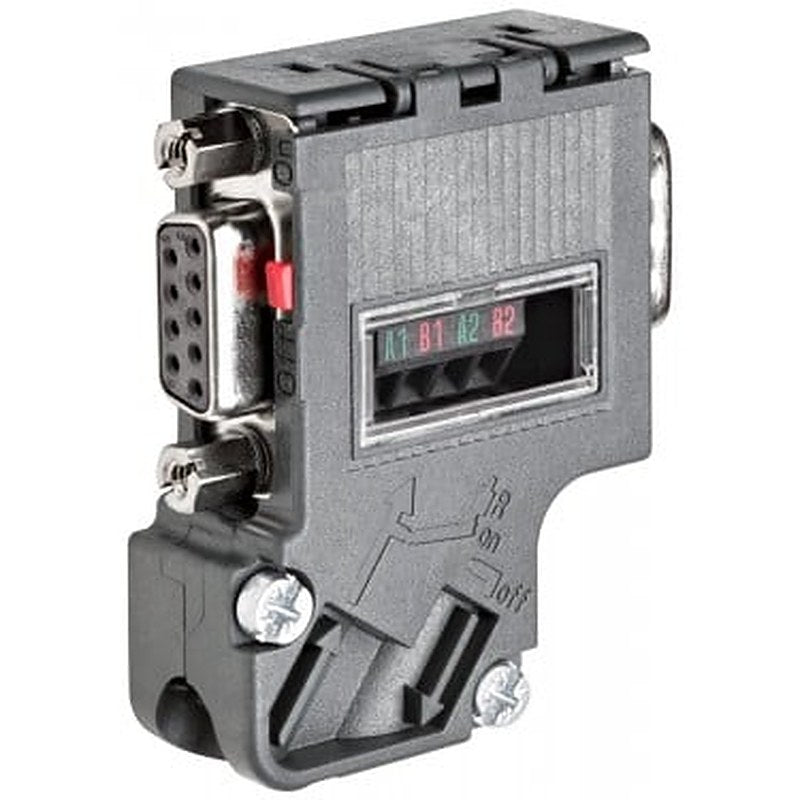 SIMATIC DP, Connection plug for PROFIBUS up to 12 Mbit/s with inclined cable outlet, 15.8x 54x 39.5 mm (WxHxD), terminating resistor with isolating function, With PG receptacle