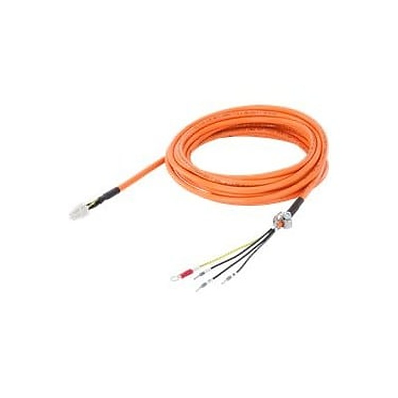 power cable pre-assembled 6FX3002-5CK31-1AF0 4x 2.5 C, for motor S-1FL6 LI to V90 230 V FS D (1.5 kW/2 kW) MOTION-CONNECT 300 UL/CSA Dmax=9.4 mm length (m)=5 m