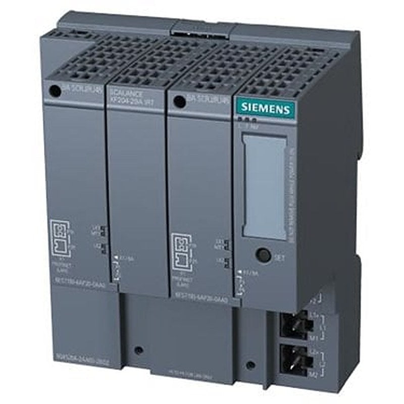 XF202-2P IRT managed IE IRT switch, 2x 10/100 Mbit/s RJ45 ports, 2x 100 Mbit/s POF SC RJ Ports, Bus adapter assembled, Error signaling contact with set pushbutton, redundant power supply, PROFINET IO device, network management, Redundancy Manager integrated, incl. electron. manual on CD-ROM, C-PLUG optional.