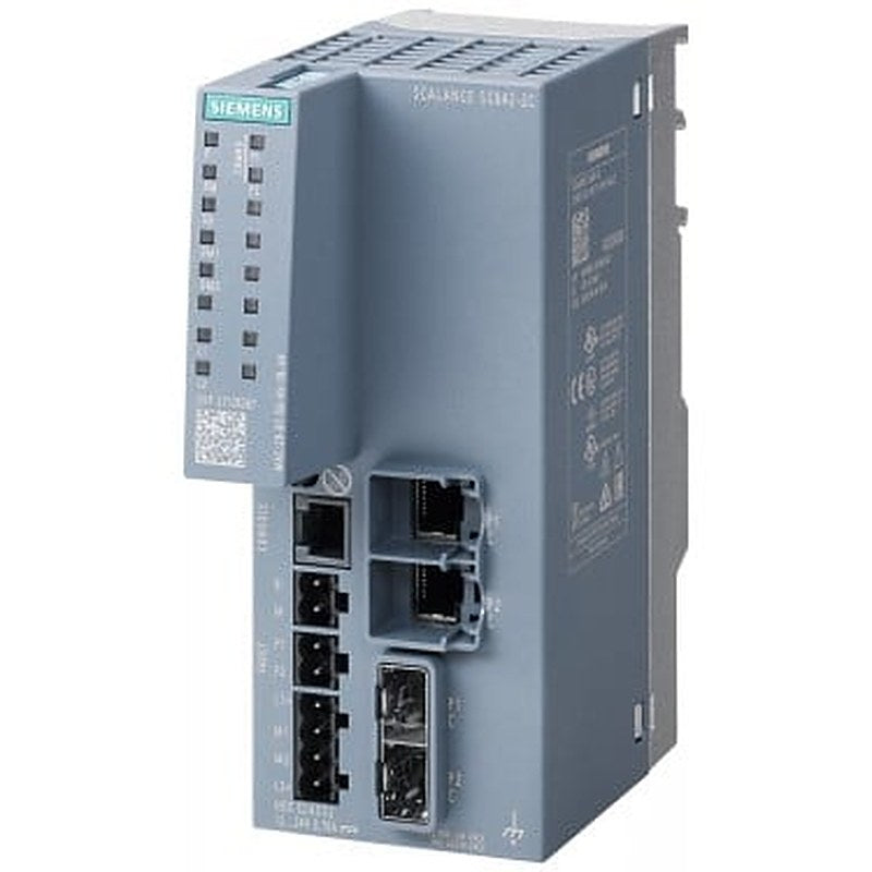 SCALANCE SC642-2C Industrial Security Appliance; For protection of devices and networks in discrete manufacturing and the process industry for protection of the industrial communication with firewall and VPN; Further functions: address conversion (NAT/NAPT); Connection to SINEMA RC; 2x combo port electrical or optical; 10/100/1000 Mbit/s RJ45 or 100 Mbit/s SFP or 1000 Mbit/s SFP.