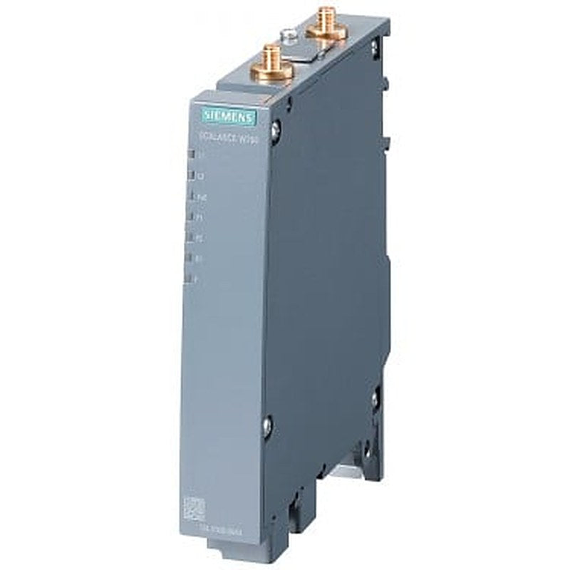 IWLAN client, SCALANCE W734-1, RJ45, 1 radio, 2 R-SMA antenna port, iFeatures Support via KEY-PLUG, IEEE 802.11a/b/g/h/n, 2.4/5GHz, gross data rate 300 Mbit/s, 2x RJ45 max. 100 Mbit/s, PoE integrated 2-port switch, redundant 24 V DC, joint block, IP30, -20... 60 °C, plug slot WPA2/802.11i/e, observe national approvals! CERT ID: MSN-W1-RJ-E2, scope of delivery: Manuals on CD-ROM, German/English, 1x joint block; for operation outside of USA/Israel .